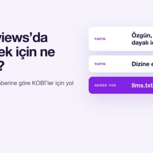 AI Overviews Için Yapılacaklar Ve Gerekmeyenler