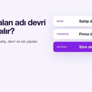 Alan Adı Devri Ve Transfer Farkı