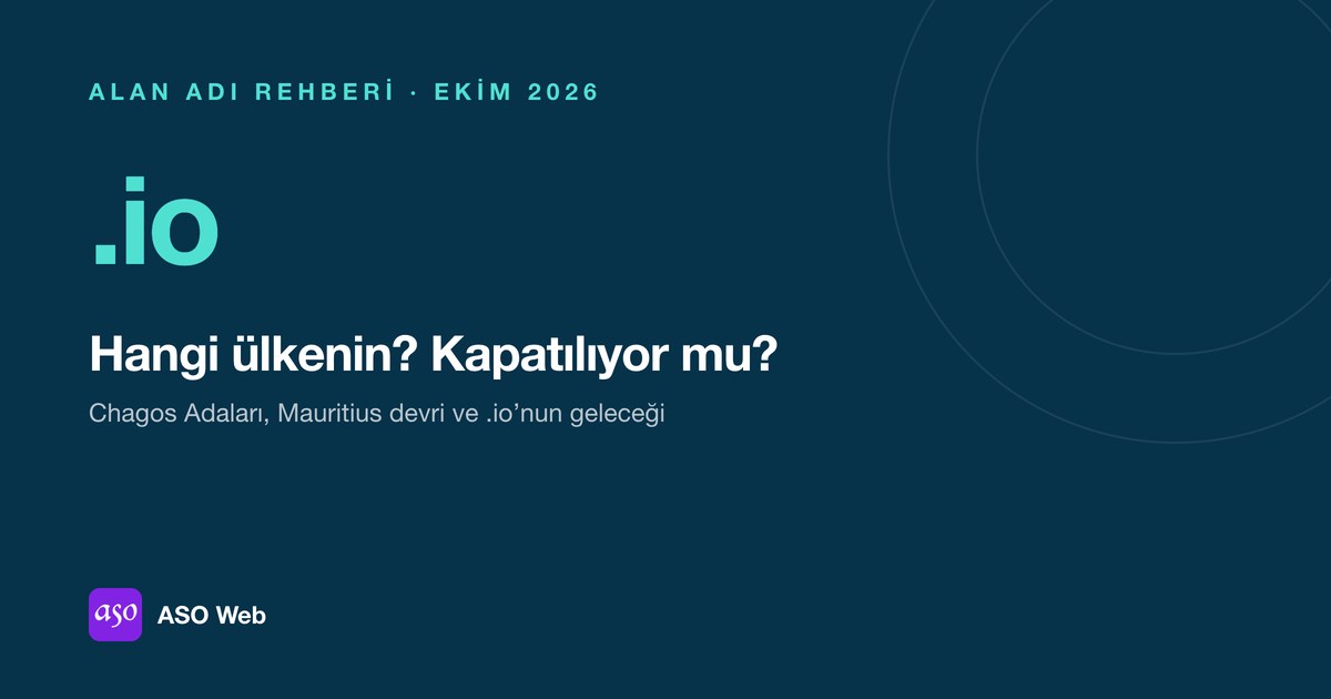 .io Uzantısı Hangi ülkenin Ve Kapatılıyor Mu