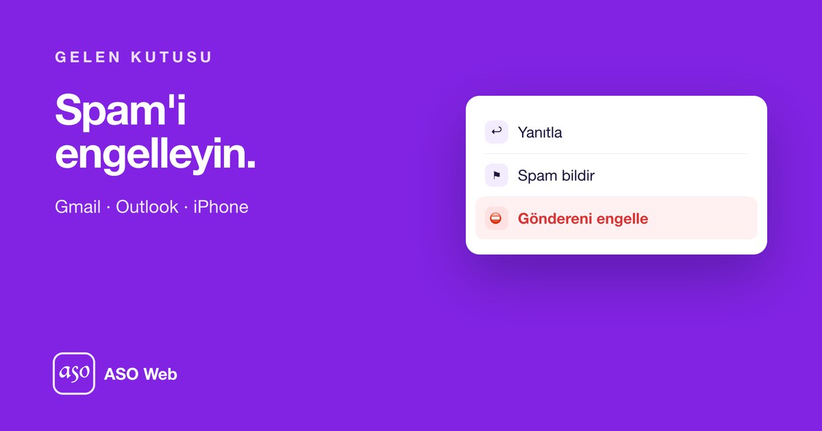 Spam Mail Nasıl Engellenir: Gmail, Outlook Ve IPhone'da Göndereni Engelleme
